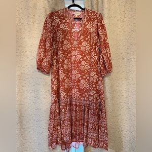 Cleobella Sara Dress in Terracotta